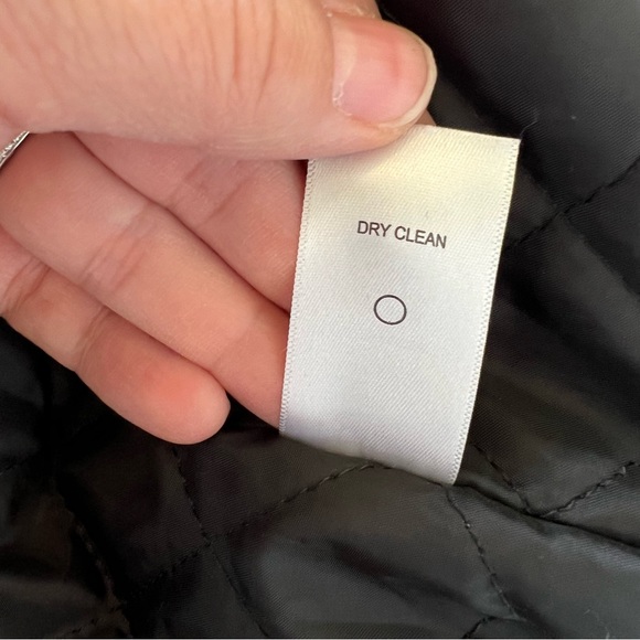 Ellos Black & White Houndstooth Plaid Wool Blend Wool Blend Mid Length Coat - Picture 6 of 6